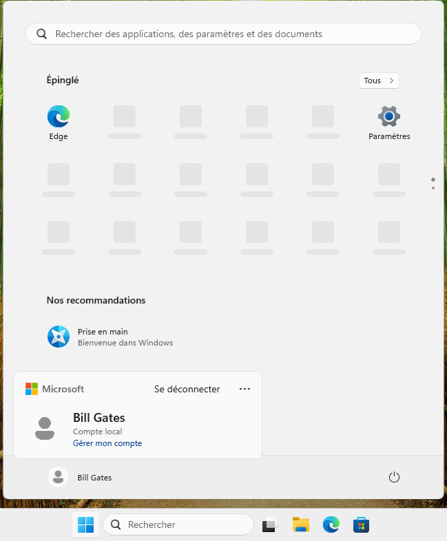 Test Connexion